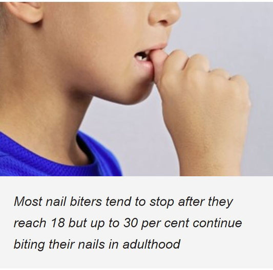 Nail biting's a habit you ought to finish